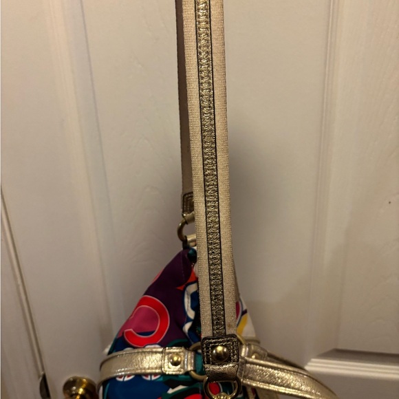 Coach Poppy 2009 (13830) Pop C Spotlight Signature Tote/Crossbody Bag in EUC - Picture 10 of 16